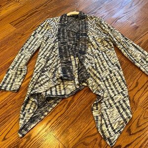 Cupio Woman’s Blue Printed Cardigan Size S